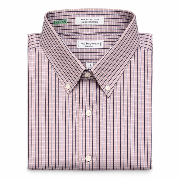 NWOT Men’s Yves Saint Laurent YSL Dress shirt/button down 16 32 33. - Picture 3 of 3